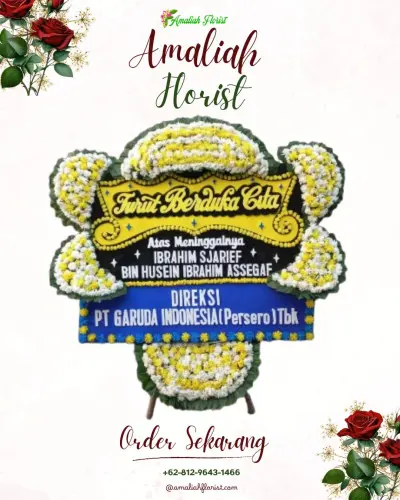 Papan Bunga Duka di Kebulen